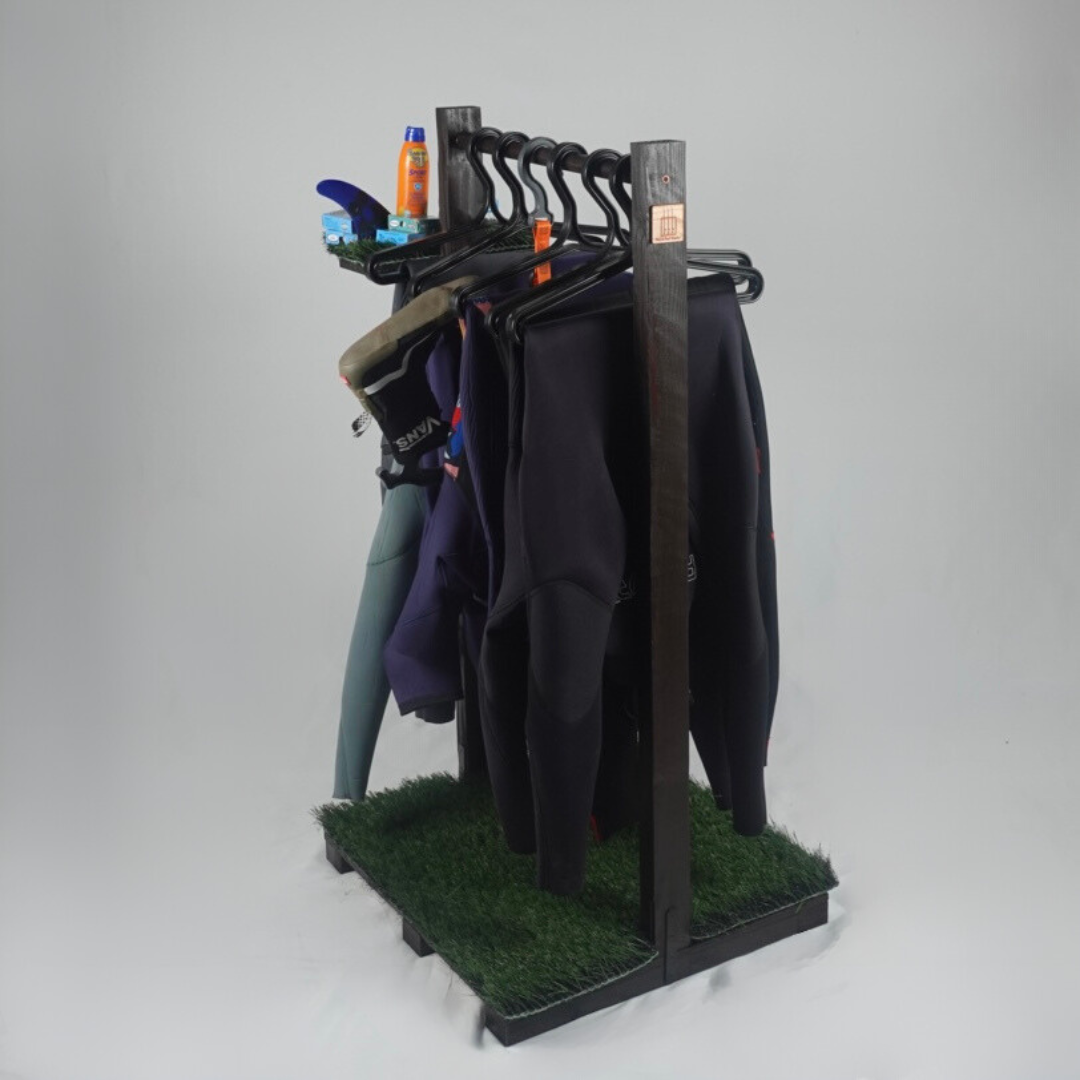 Holding Rackz How Your Wetsuit Is Destroying Your Home – Do This Instead – Socal Surf ...