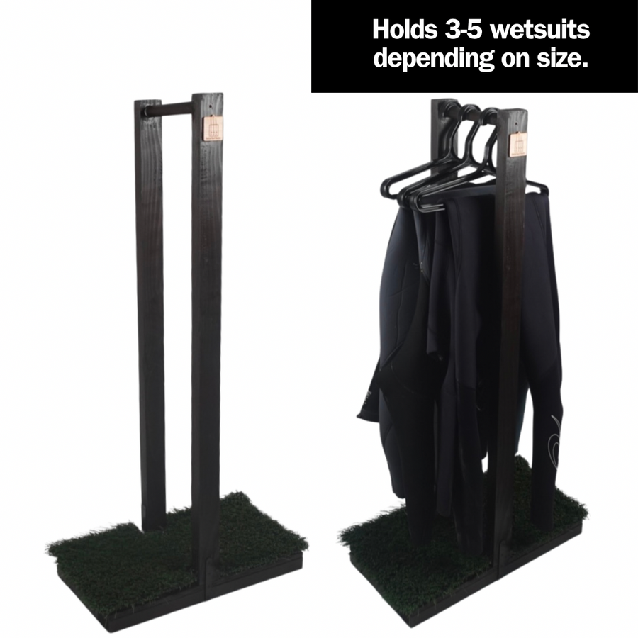 3-5 Suit - Durable Vertical Wetsuit Rack | Socalsurfrackz β Socal Surf ...