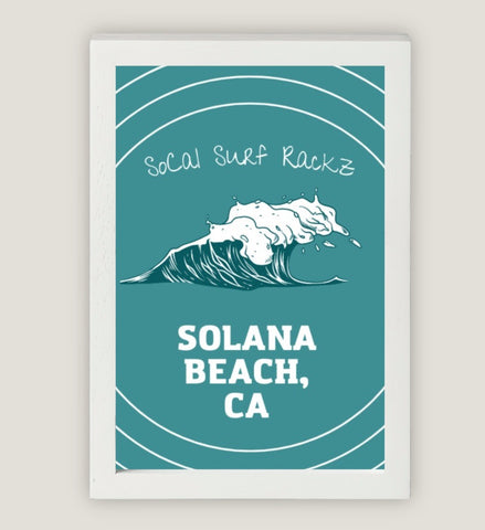 SoCal Surf Art - Blue Wave