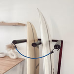 Two board vertical wood turf surf rack